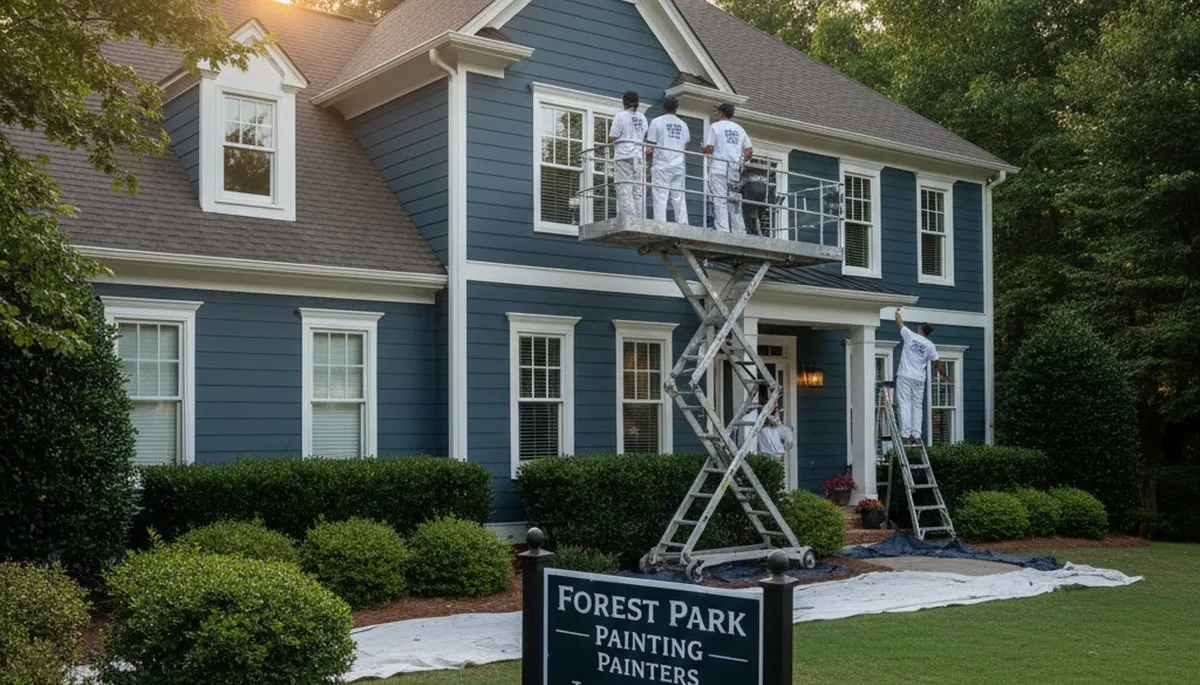 Professional exterior house painting service in Atlanta GA by experienced local painters