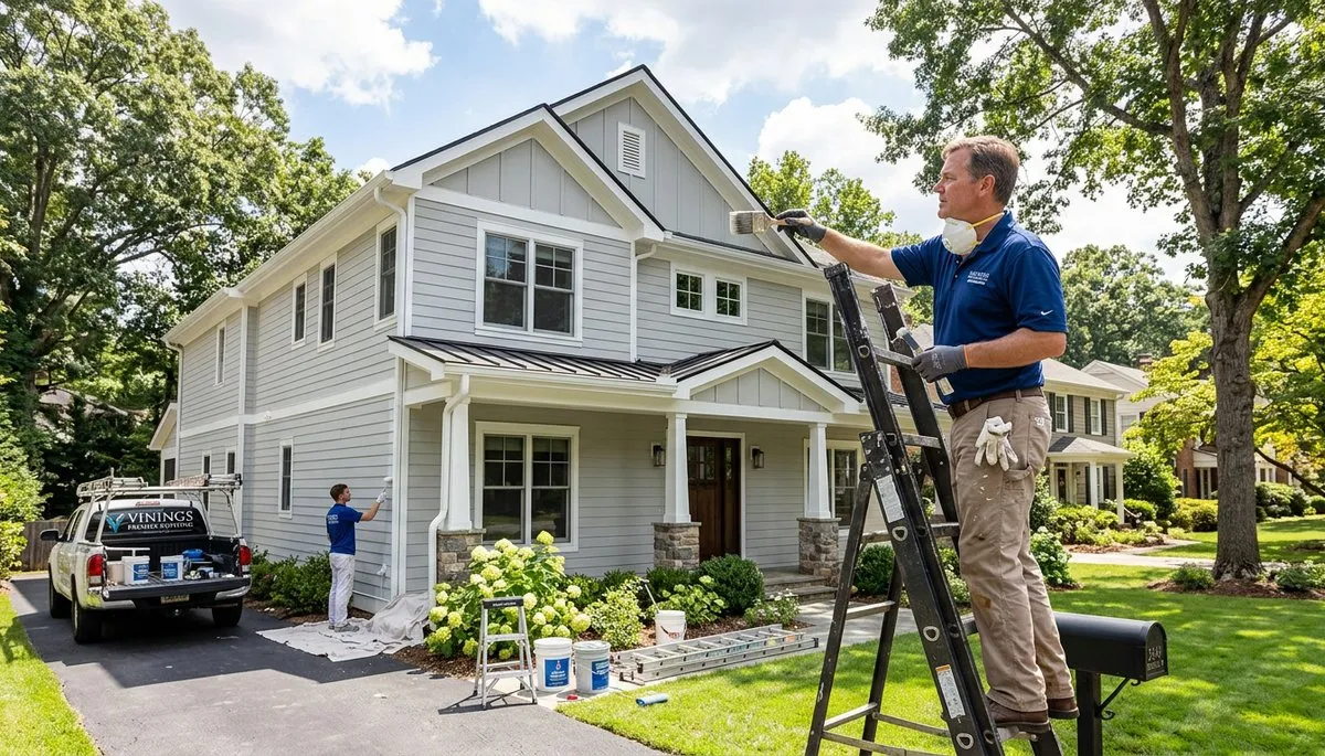 Professional exterior house painting service in Atlanta GA by experienced local painters